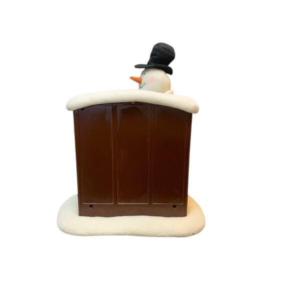 2005 Hallmark PIANO Playing Singing Snowman Plush JINGLE PALS Tested and Works - Picture 4 of 9